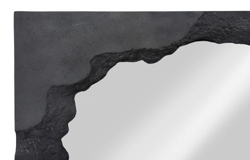 Phillips Collection Magma Charcoal Stone Mirror
