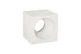 Phillips Collection Void White Stone Side Table
