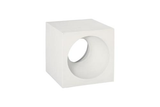 Phillips Collection Void White Stone Side Table