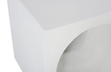Phillips Collection Void White Stone Side Table