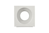 Phillips Collection Void White Stone Side Table