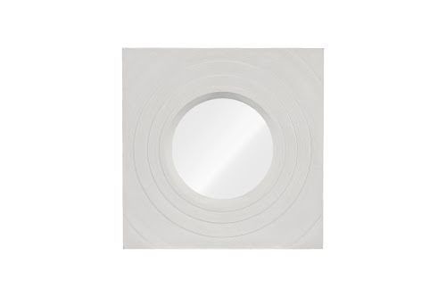 Phillips Collection Void White Stone Mirror