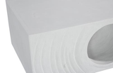 Phillips Collection Void White Stone Coffee Table