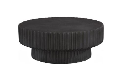 Phillips Collection Vetra Charcoal Stone Coffee Table