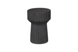 Phillips Collection Vetra Charcoal Stone Side Table
