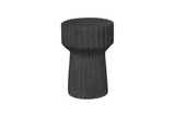 Phillips Collection Vetra Charcoal Stone Side Table