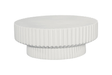 Phillips Collection Vetra White Stone Coffee Table