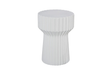 Phillips Collection Vetra White Stone Side Table