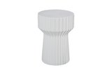 Phillips Collection Vetra White Stone Side Table