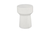 Phillips Collection Vetra White Stone Side Table