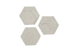 Phillips Collection Hexagon Wall Tiles, Set of 3 Roman Stone Wall Art