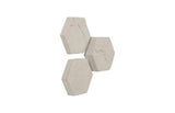 Phillips Collection Hexagon Wall Tiles, Set of 3 Roman Stone Wall Art