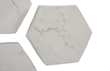Phillips Collection Hexagon Wall Tiles, Set of 3 Roman Stone Wall Art