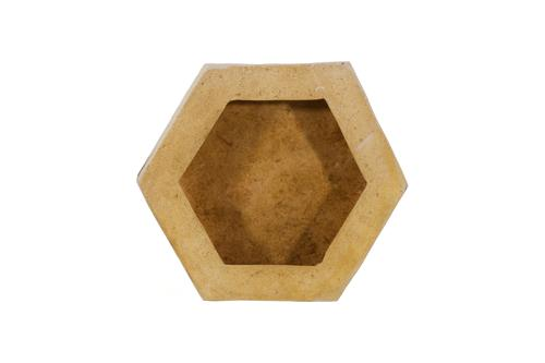 Phillips Collection Hexagon Wall Tiles, Set of 3 Roman Stone Wall Art