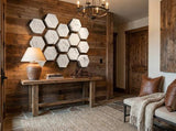 Phillips Collection Hexagon Wall Tiles, Set of 3 Roman Stone Wall Art