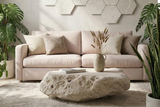 Phillips Collection Hexagon Wall Tiles, Set of 3 Roman Stone Wall Art