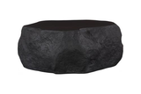 Phillips Collection Quarry Small Black Glamstone Coffee Table