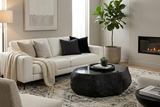 Phillips Collection Quarry Small Black Glamstone Coffee Table