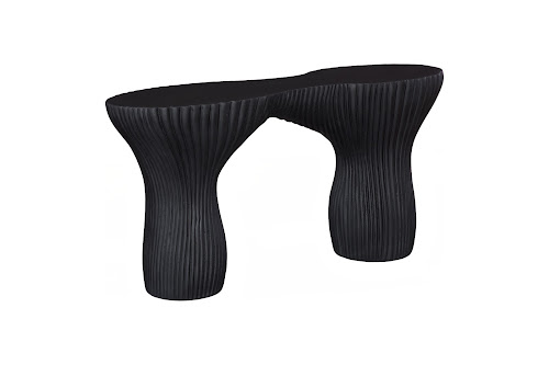Phillips Collection Cadence  Table Black Stone Console