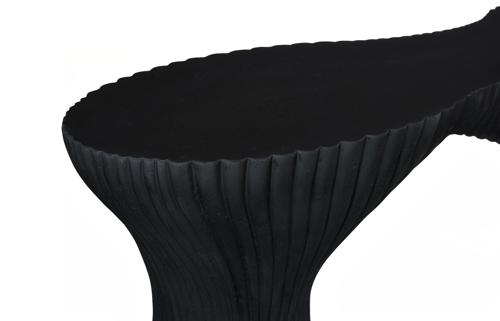 Phillips Collection Cadence  Table Black Stone Console