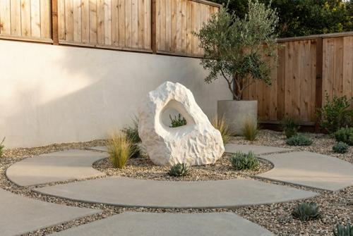 Phillips Collection Cast Cheese Stone Sculpture Small Roman Stone Accent