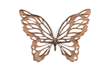 Phillips Collection Butterfly Wall Art, SM Copper/Black Metal Accent