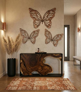 Phillips Collection Butterfly Wall Art, SM Copper/Black Metal Accent