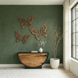 Phillips Collection Butterfly Wall Art, LG Copper/Black Metal Accent