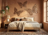 Phillips Collection Butterfly Wall Art, LG Copper/Black Metal Accent