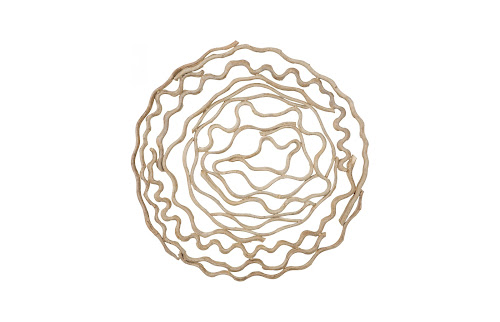 Phillips Collection Vine Wall Flower, Bleached Large Accent