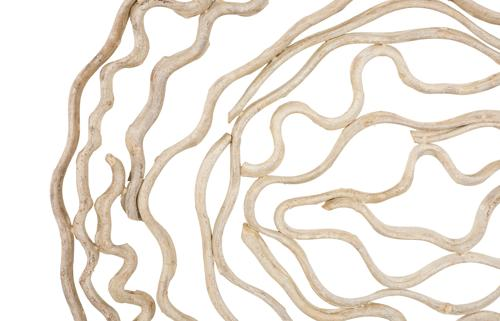 Phillips Collection Vine Wall Flower, Bleached Large Accent