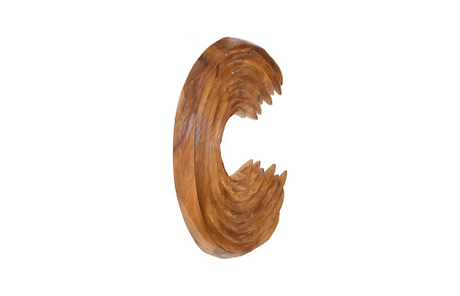 Phillips Collection Swoop , Natural Wood Small Wall Art