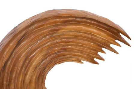 Phillips Collection Swoop , Natural Wood Small Wall Art