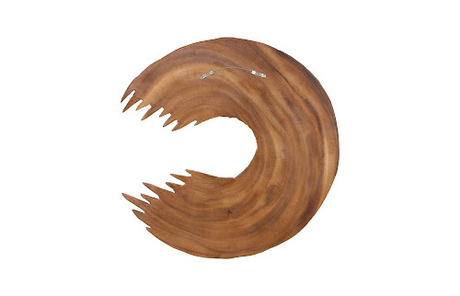 Phillips Collection Swoop , Natural Wood Small Wall Art