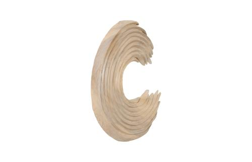 Phillips Collection Swoop , Bleached Wood Large Wall Art