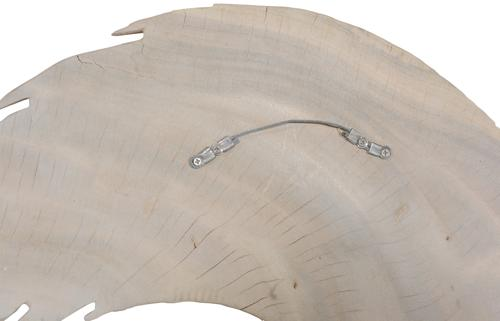 Phillips Collection Swoop , Bleached Wood Large Wall Art