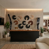Phillips Collection Swoop , Bleached Wood Large Wall Art
