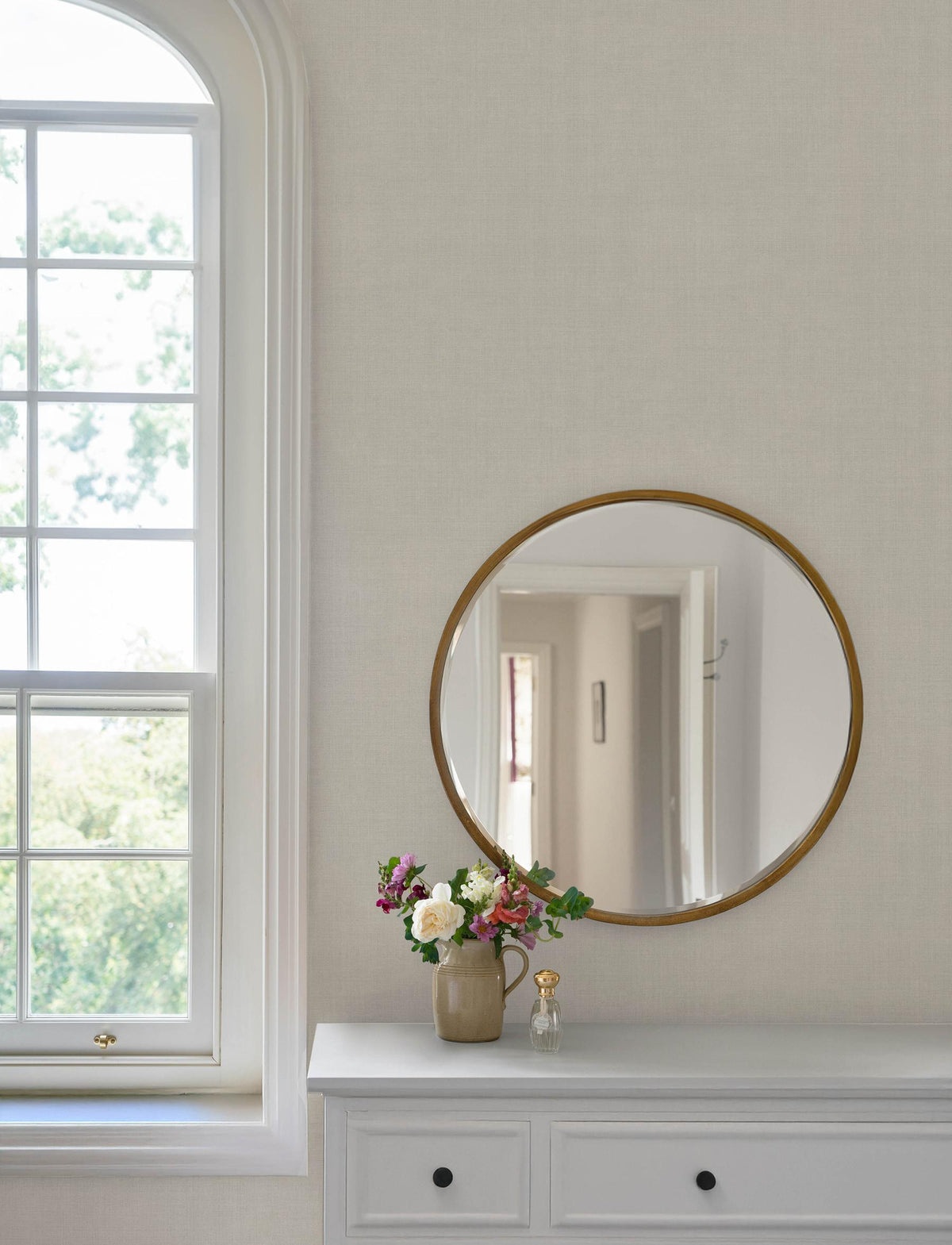 A-Street Prints Midolin Ash Texture Wallpaper
