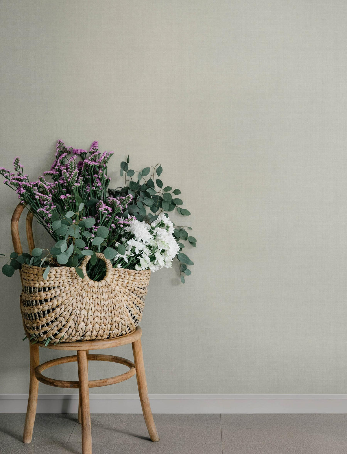 A-Street Prints Midolin Ash Texture Wallpaper