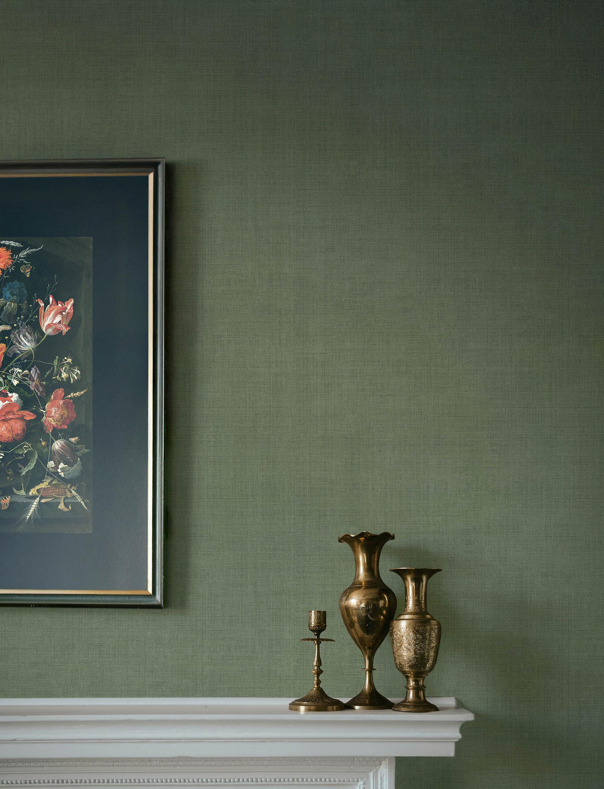 A-Street Prints Midolin Moss Texture Wallpaper