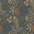 A-Street Prints Ängslycka Charcoal Forest Botanicals Wallpaper