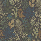 A-Street Prints Ängslycka Charcoal Forest Botanicals Wallpaper