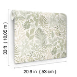 A-Street Prints Ängslycka Green Forest Botanicals Wallpaper