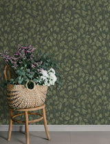 A-Street Prints Hängbjörk Evergreen Vine Wallpaper