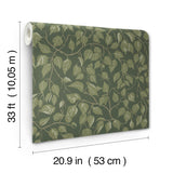 A-Street Prints Hängbjörk Evergreen Vine Wallpaper