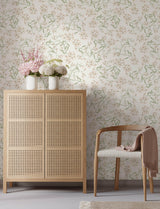 A-Street Prints Paradis Blush Bouquet Toss Wallpaper