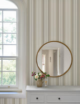 A-Street Prints Herrgård Neutral Stripe Wallpaper