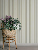 A-Street Prints Herrgård Neutral Stripe Wallpaper