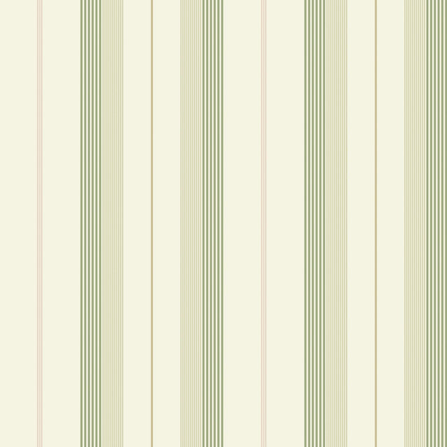 A-Street Prints Herrgård Green Stripe Wallpaper