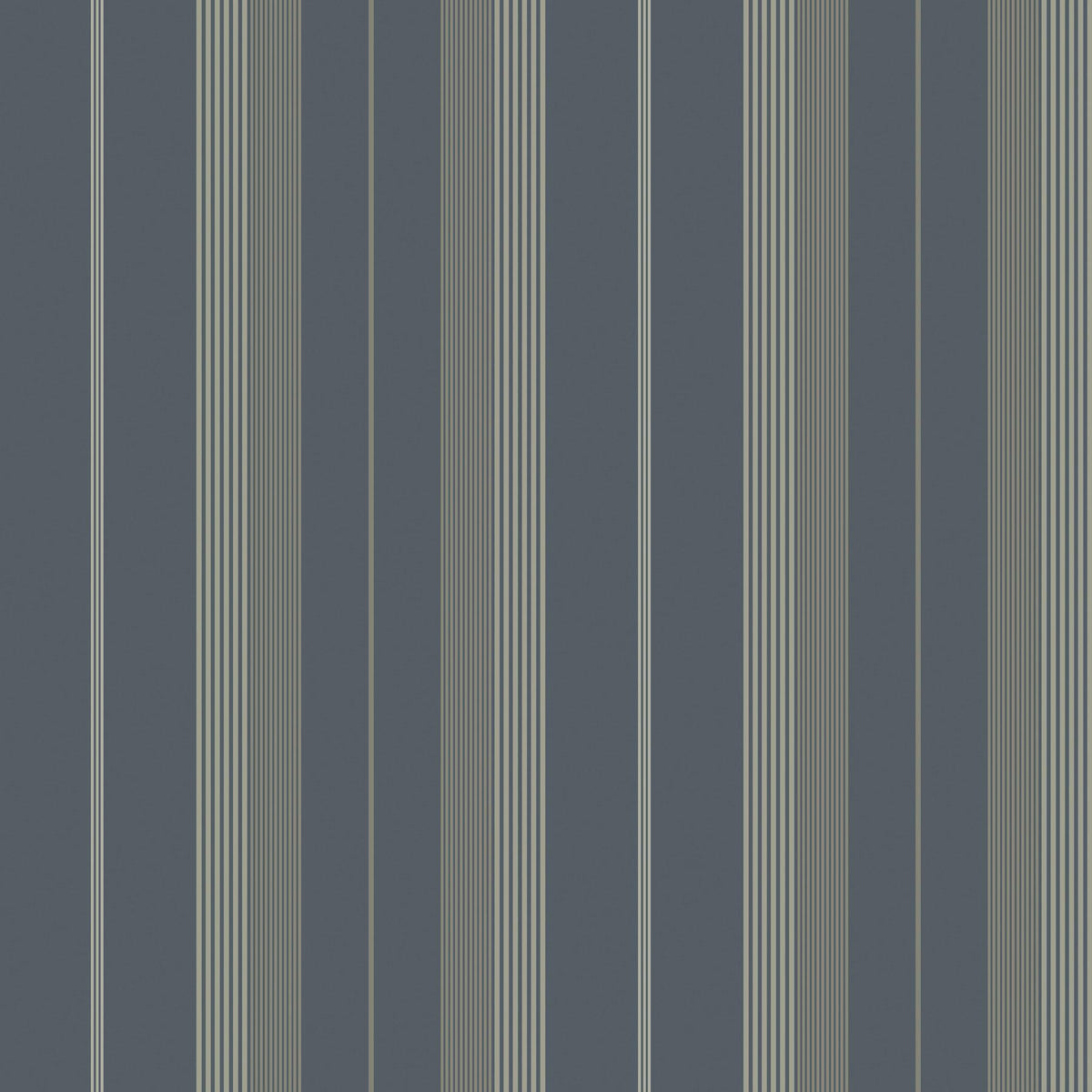 A-Street Prints Herrgård Navy Stripe Wallpaper